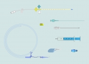 1 Single Lumen Catheter Sets with Quick Insertion Syringe