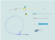 1 Single Lumen Catheter Sets with Needle-Free  Valves and Quick Insertion Syringe - Pediatric